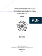 Wijayanti. 2008. Efek Hepatoprotektif Ekstrak Etanol 70% Daun Salam (Syzygium Polyanthum (Wight.) Walp.) Pada Tikus Putih Jantan Galur Wistar Yang Diinduksi Karbon Tetraklorida (Ccl4)