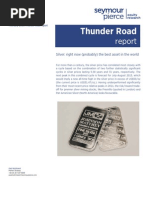 Thunder Road Report -February 2013