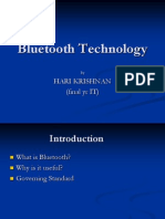 Bluetooth Technology: Hari Krishnan (Final Yr IT)