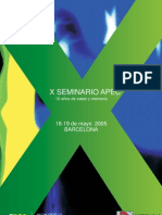 X SEMINARIO APEC: 10 Años de Saber y Memoria