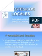 Anatesicos Locales Farmacos