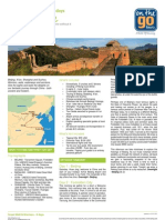 Great Wall, Warriors, Waterways - 9 day China tour