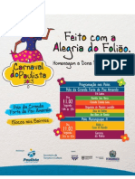 Programação do Carnaval de Paulista 11 e 12