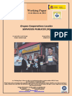 Working Paper: Grupos Cooperativos Locales Servicios Publicos (Iii)