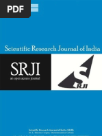 Download Scientific Research Journal of India SRJI Vol- 2 Issue- 1 Year- 2013 by Dr Krishna N Sharma SN124954329 doc pdf