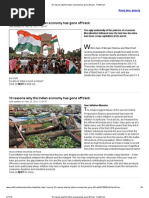 10 Reasons Why the Indian Economy Has Gone Off Track