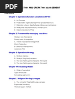 Production and Operation Management