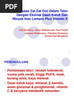 Download Pengkayaan Zat-Zat Gizi Dalam Telur Dengan Ekstrak Daun Katuk by anfieldadorer SN12497399 doc pdf