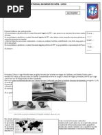 Avaliação de Geografia- Liceu - BIMESTRAL.doc