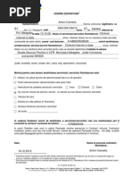 Cerere Reziliere Desfiintare Client Persoana Fizica Telekom Romania T