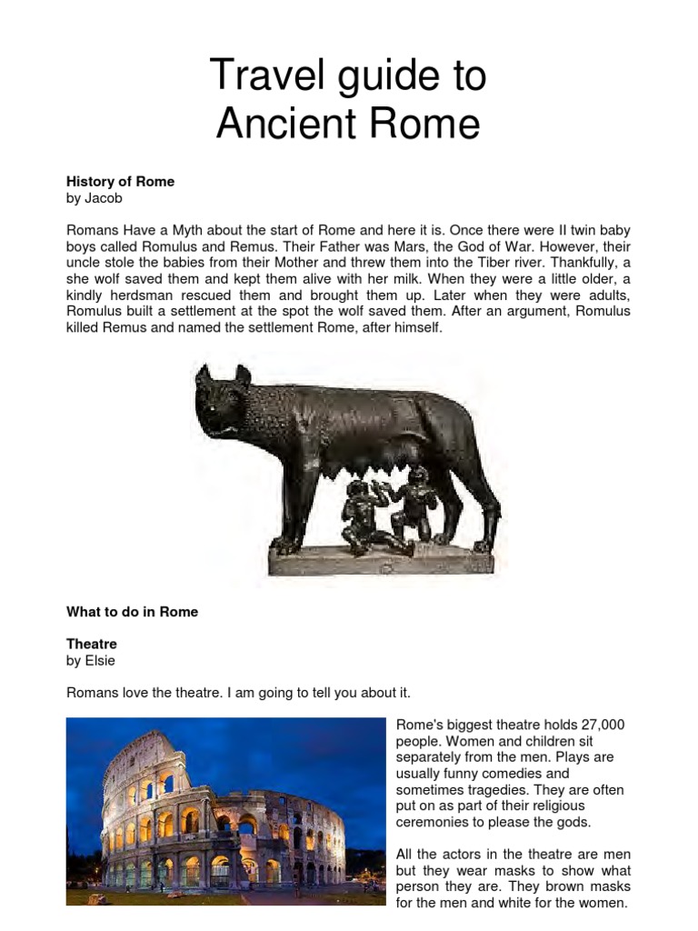 Exploring Ancient Rome: A Travel Guide | PDF | Roman Legion | Ancient Rome