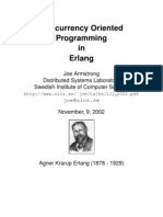 Concurrency Oriented Programming in Erlang