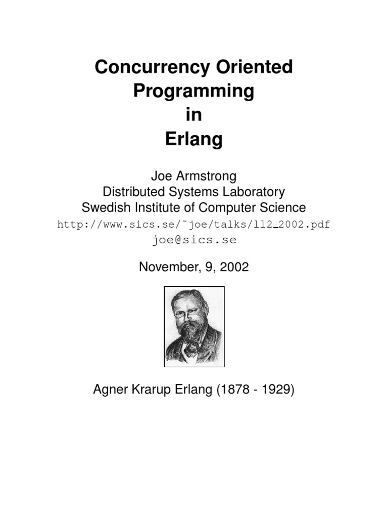 Concurrency in Erlang Programming | PDF | Computers