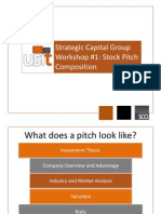 Strategic Capital Group Workshop #1: Stock Pitch Composition