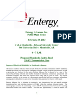 Proposed Monticello East To Reed SS 230 KV Transmission Line