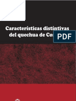 Características Distintivas Del Quechua de Corongo - Daniel Hintz