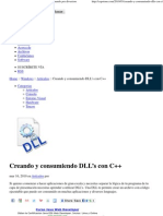 Creando y Consumiendo DLL's Con C++ - Programando Por Diversion