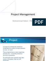 Project Management: Muhammad Adeel - PMP