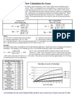 Flow Calculation for Gases