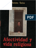 Afectividad y Vida Religiosa LIBRO VARIOS AUTORES PDF
