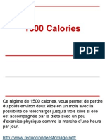 Dieta de las 1500 Calories