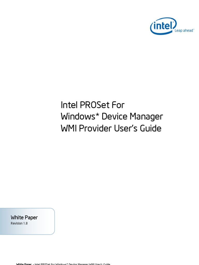 Wmi White Paper 2 - Dmix | PDF