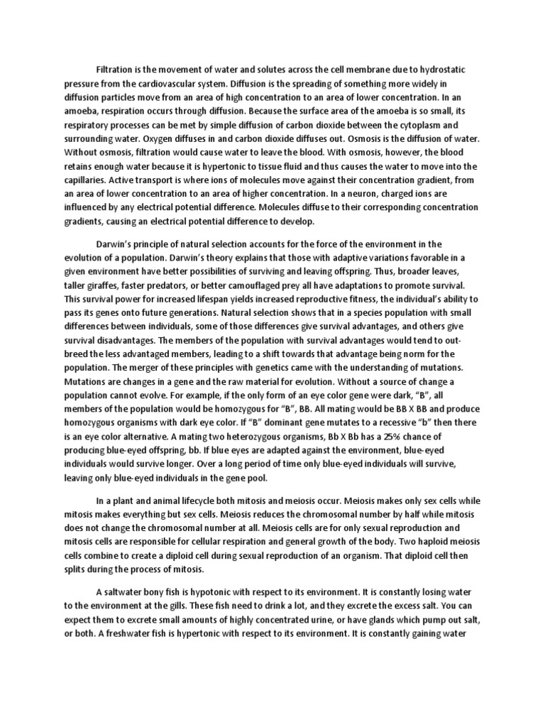 Ap biology exam picture