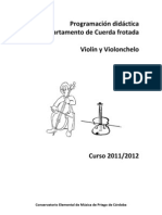 Programación de Cuerda frotada violín y violonchelo
