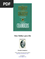 Oswald Chambers - Meu Melhor Para Ele