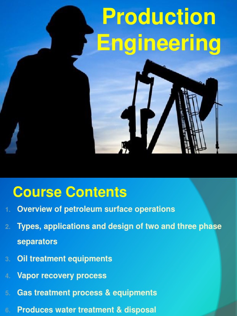 Production Engineering Oil Well Petroleum Reservoir