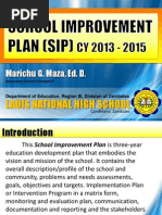 LNHS School Improvement Plan 2013 - 2015