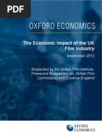 British Film Institute - Economic Impact of the Uk Film Industry 2012-09-17