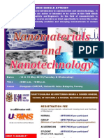 Nanomaterials & Nanotechnology Course May 2013