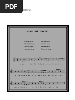 Skor Lagu Anak Itik Tok Wi Pdf