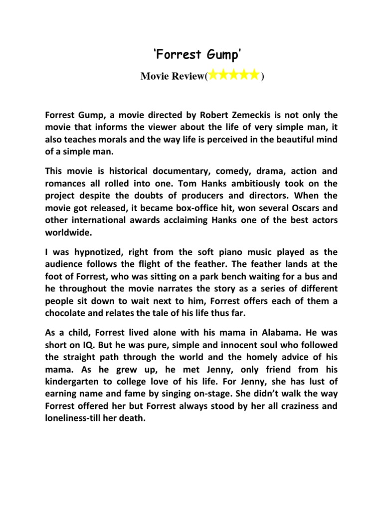 Forrest Gump | PDF