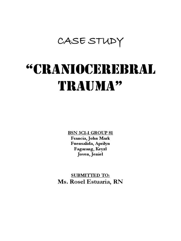 CASE STUDY CVA (Cerebrovascular Accident) PDF Cerebrum