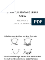 Struktur Bentang Lebar: Kabel