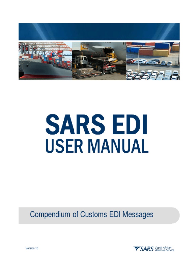 SARS EDI User Manual V15 Overview | PDF | Electronic Data Interchange ...