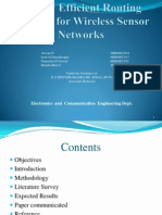 On Energy Efficient Routing Protocol For Wireless Sensor Networks