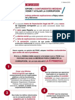 El PSOE propone 4 contundentes medidas para prevenir y atajar la corrupción...