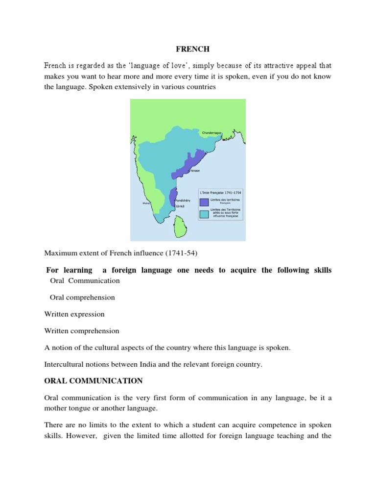FRENCH Introduction | PDF
