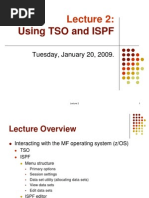 New Lecture 2 - Using TSO and ISPF