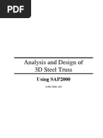Download SAP2000-Example 3D Steel Truss by andyoreta6332 SN125098915 doc pdf