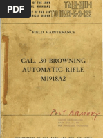 Field Maintenance Manual BAR M1918A2 (English, 1957)