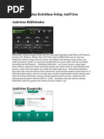 Download Kekurangan Dan Kelebihan Setiap AntiVirus by Arief Munandar SN125107023 doc pdf