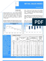 Retail Sales Index December 2012