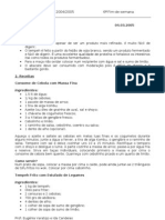 Curso de Cozinha Macrobiótica - 6ºFdS