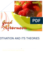 Motivation and Its Theories