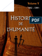 Histoire de l'Humanite, Volume V_ 1492-1789 - Collectif