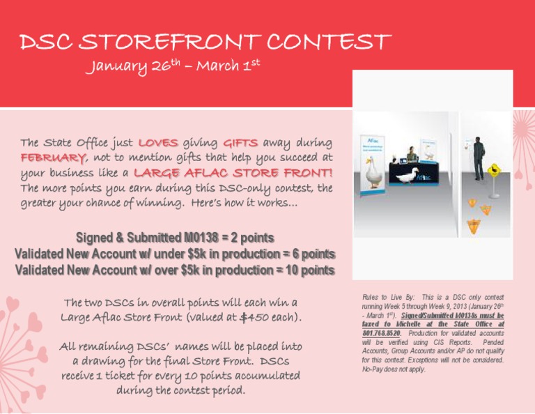 DSC Storefront Contest Flyer | PDF